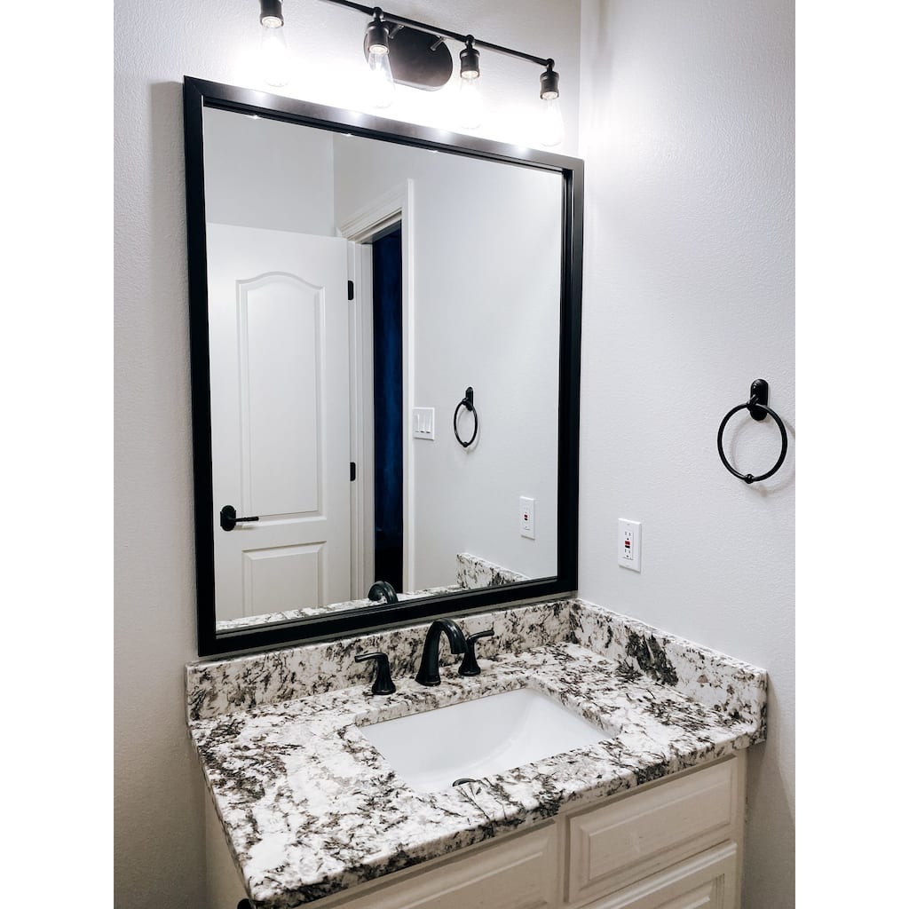 Ellis Black Framed Vanity Mirror