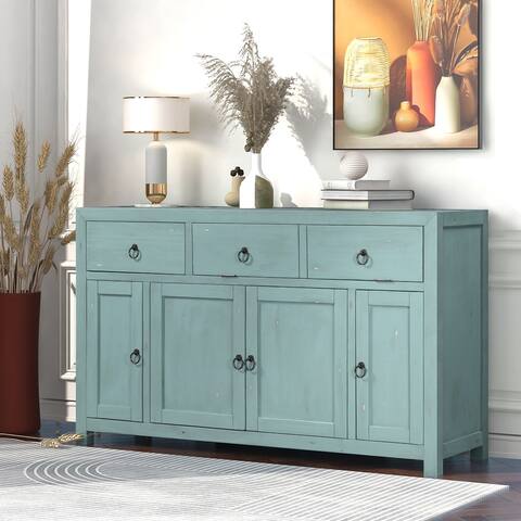 Storage Cabinet Sideboard Table Cabinet with Drawers & Shelves Hallway