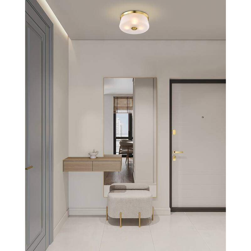 Nuvo Lighting 60/8220 Lune 3 Light 16" Wide Flush Mount Ceiling