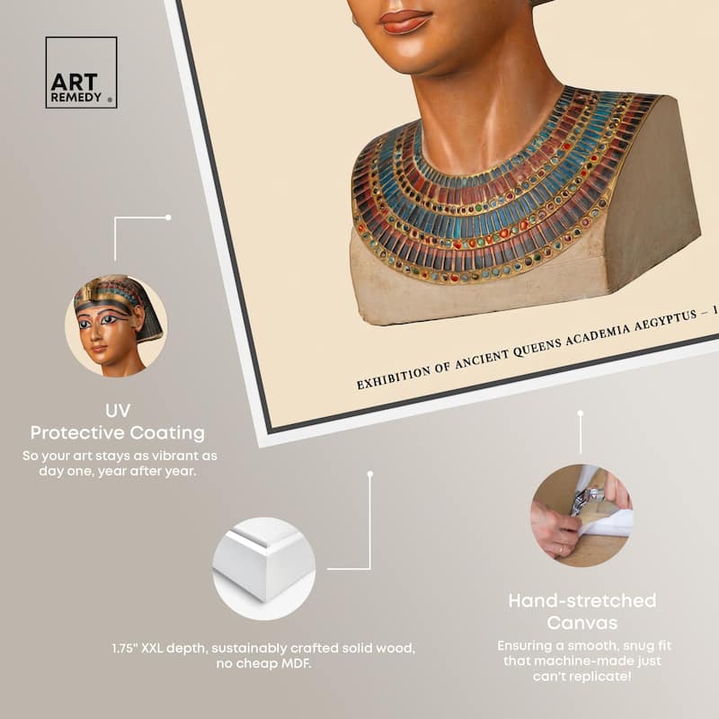 Ancient Egyptian Queen Canvas by Art Remedy