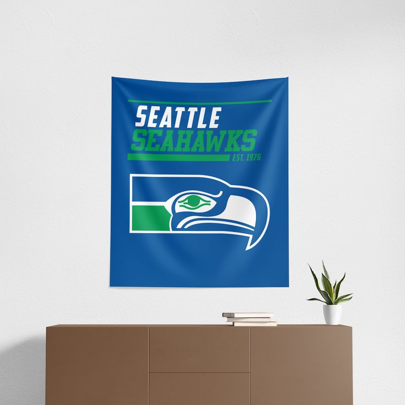 NFL Seattle Seahawks 40 YD Dash Legacy Wall Hanging - 34"x40"