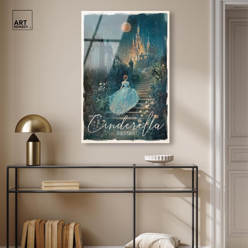 Classic Cinderella Acrylic by Art Remedy, Ready to Hang