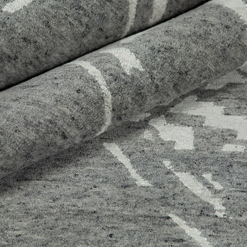 Ben Soleimani Borrado New Zealand Wool and Viscose Hand-Knotted Rug