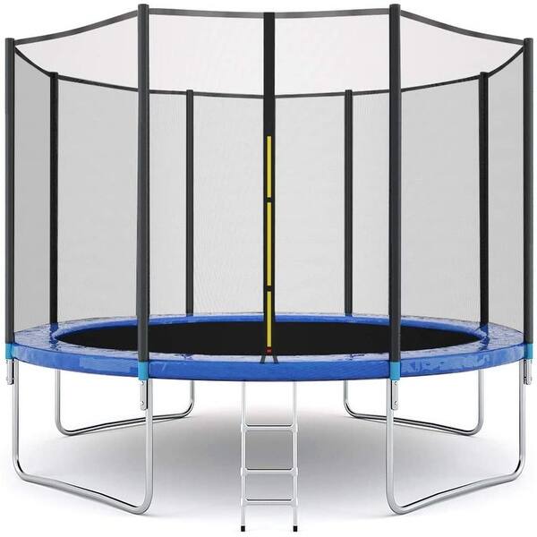 spellen flexibel tijdschrift 12 FT Trampoline Combo Bounce Jump Outdoor Trampoline for Family  Entertainment with/Safety Enclosure Net Spring Pad Ladder - Overstock -  31457465