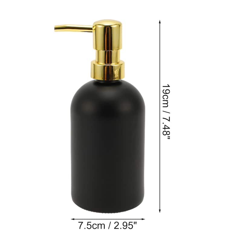 Cylindrical Classic Soap Pump Dispenser for Hotel 400ml 1 Pcs
