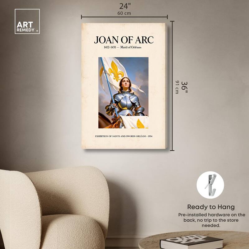 Maid of Orleans Canvas by Art Remedy, Gallery Wrapped