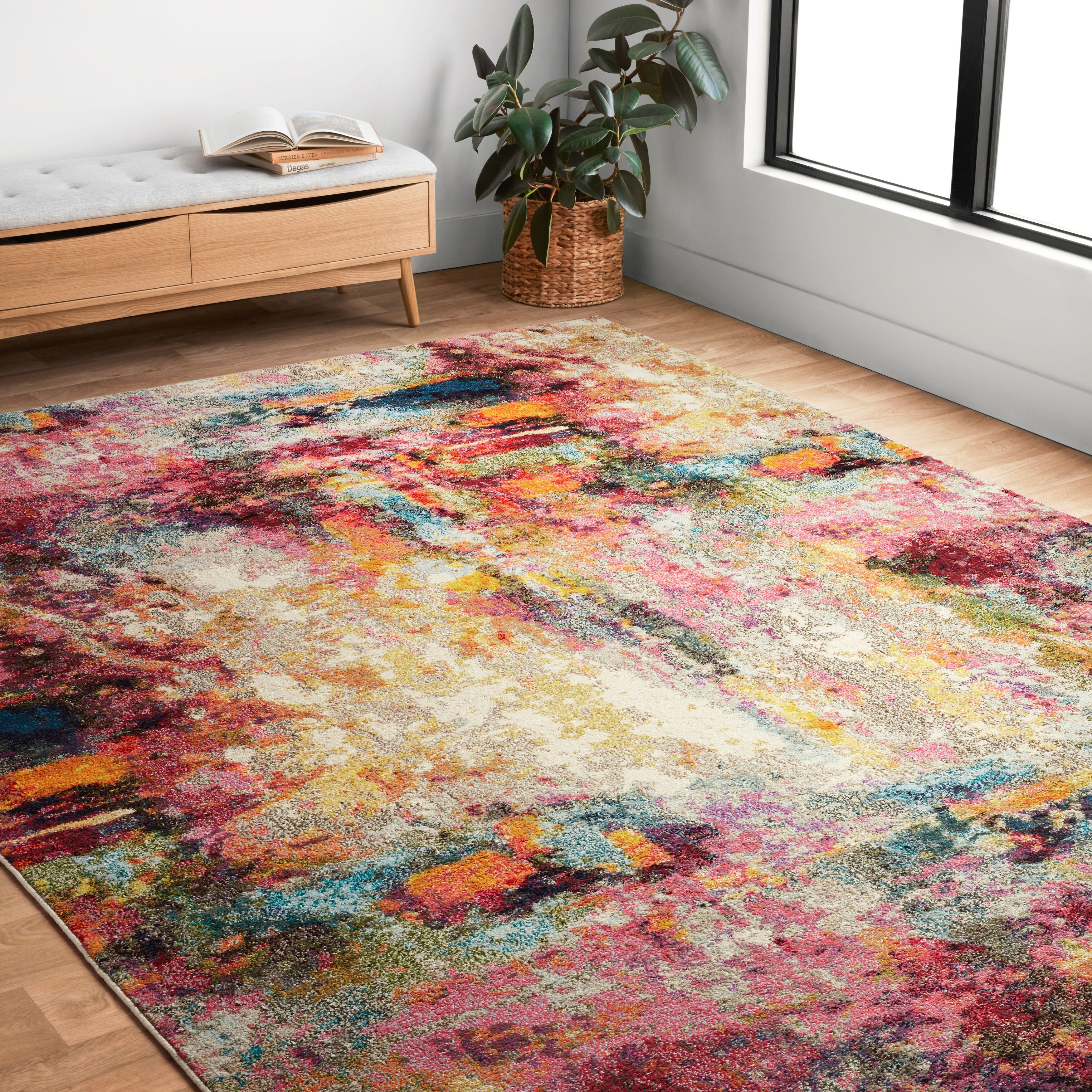 Shop Alexander Home Vintage Modern Bohemian Abstract Distressed
