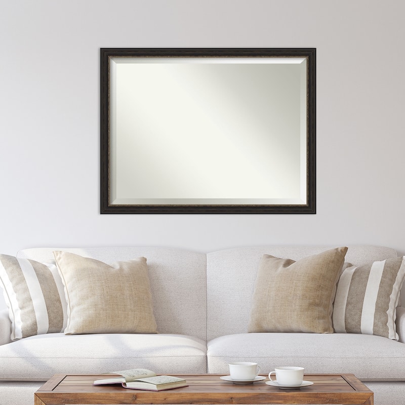 Beveled Wall Mirror - Accent Bronze Narrow Frame - Accent Bronze Narrow