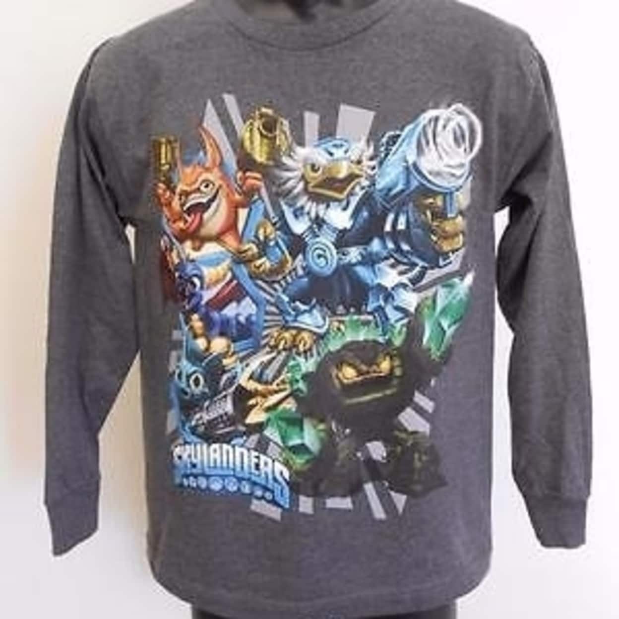 NEW SKYLANDERS graphic tee YOUTH SIZE XL XLARGE T-SHIRT by MAD ENGINE 74DE