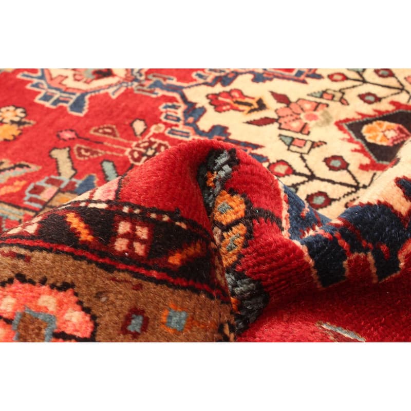 ECARPETGALLERY Hand-knotted Anadol Red Wool Rug - 4'2 x 6'9