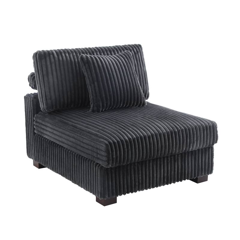 Cotton Flannel Armchair Sofa Corner Chairs for Living Room