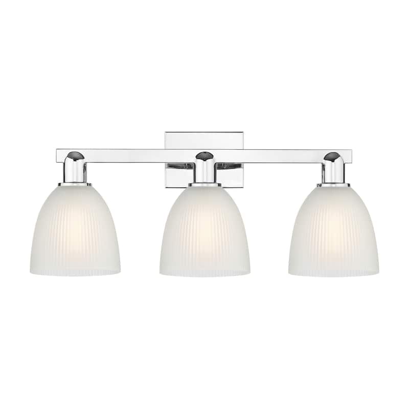Innovations Lighting 716-3W-11-25 Castile Vanity Castile 3 Light 25" - Polished Chrome / White