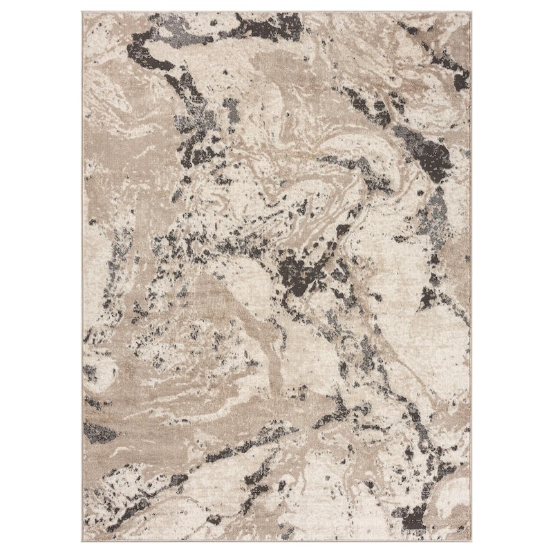 Luxe Weavers Modern Abstract Marble Swirl Area Rug, Indoor Carpet