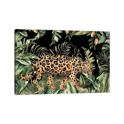 iCanvas "Exotic Leopard In Jungle" by UtArt Canvas Print