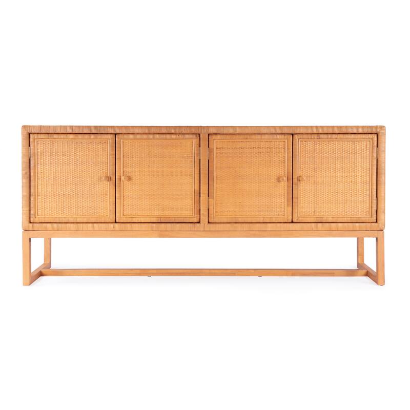 Captiva Rattan 4 Door 76" Sideboard