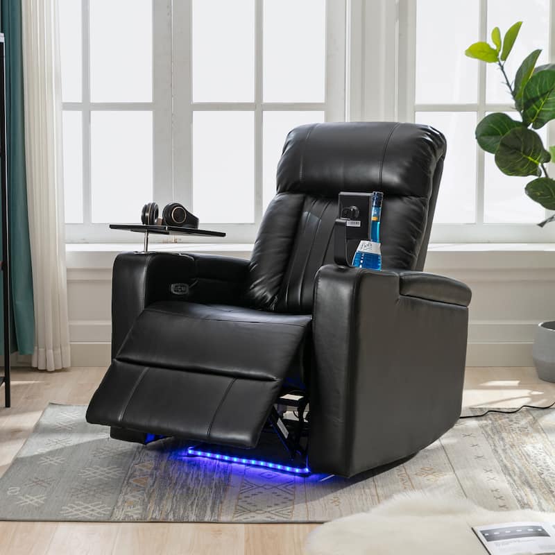 Power Motion Recliner with USB Charging Port
