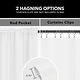 preview thumbnail 77 of 82, Deconovo 2-Pack Thermal Room Darkening Rod Pocket Curtains