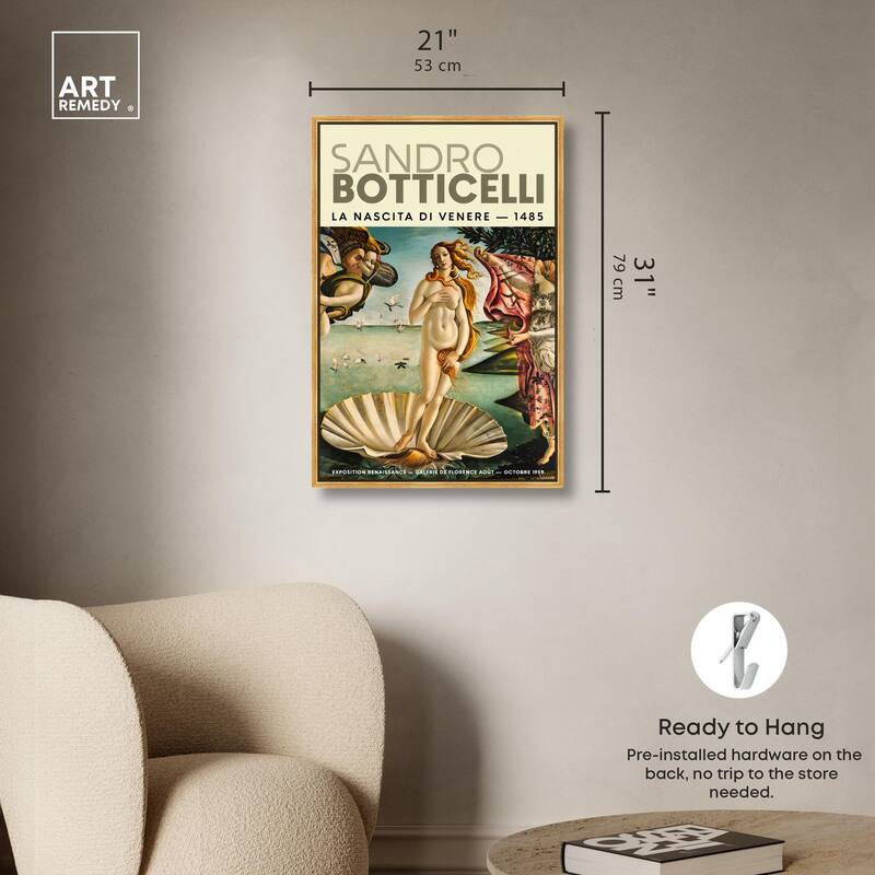 Renaissance Birth of Beauty Canvas by Art Remedy