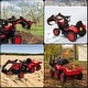 preview thumbnail 7 of 26, 12V Kids 3 in 1 Ride on Excavator & Tractor with Detachable Trailer