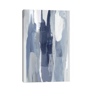iCanvas "Converge Blue I" by Jackie Hanson Canvas Print - Bed Bath ...