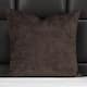 Mixology Padma Washable Polyester Throw Pillow - 18 x 18 - Coffee Bean