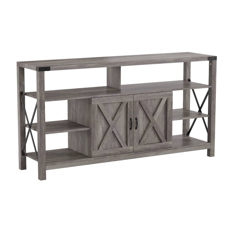 TV Stand for up to 60" TV's with Adjustable Shelf and Storage