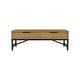 preview thumbnail 3 of 1, Newport 2-Drawer Wood Coffee Table, Natural Oak