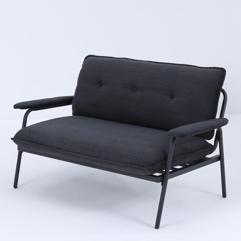 53" Two Seater Sofa, Metal Frame