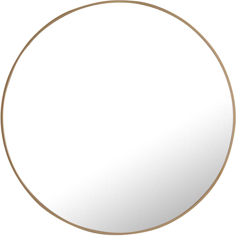 Elegant Lighting Eternity 32" Diameter Circular Metal Framed Wall - Brass