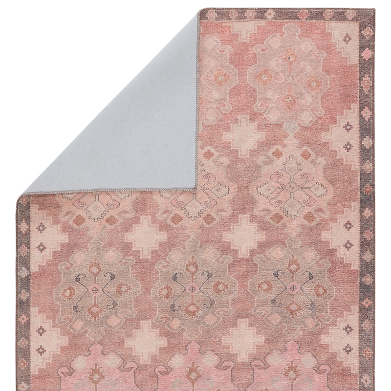 Chilton Medallion Pink/ Brown Area Rug