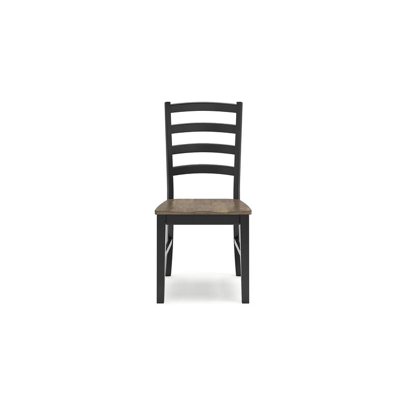 Signature Design by Ashley Wildenauer Black/Brown Dining Table and 2 Chairs and Bench