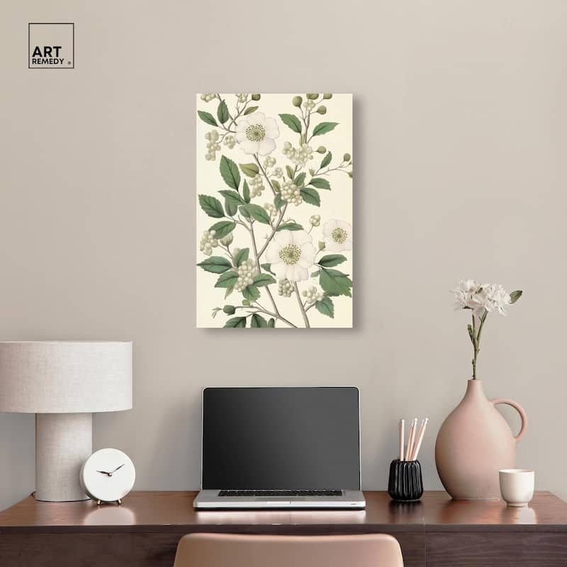 White Cherokee I Canvas by Art Remedy, Gallery Wrapped