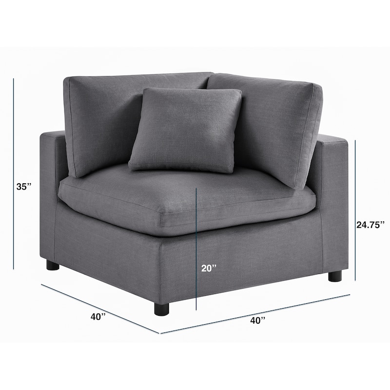 Cambrai Corner Wedge Accent Chair by Greyson Living