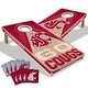 preview thumbnail 1 of 5, Washington State Cougars NCAA 2x4 Professional Cornhole Board Set Include Carrying Case