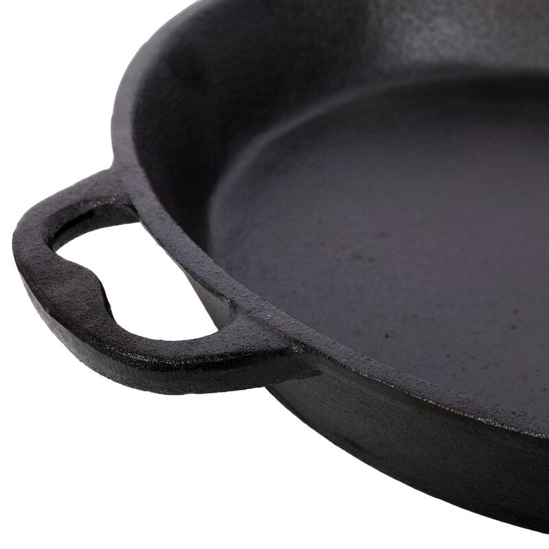 17inch Pre-Seasoned Cast Iron Skillet Oven Safe Cookwa