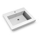 preview thumbnail 34 of 45, Dowell 22" FTB Resin Bathroom Vanity Basin 25Wx22Dx6H - White