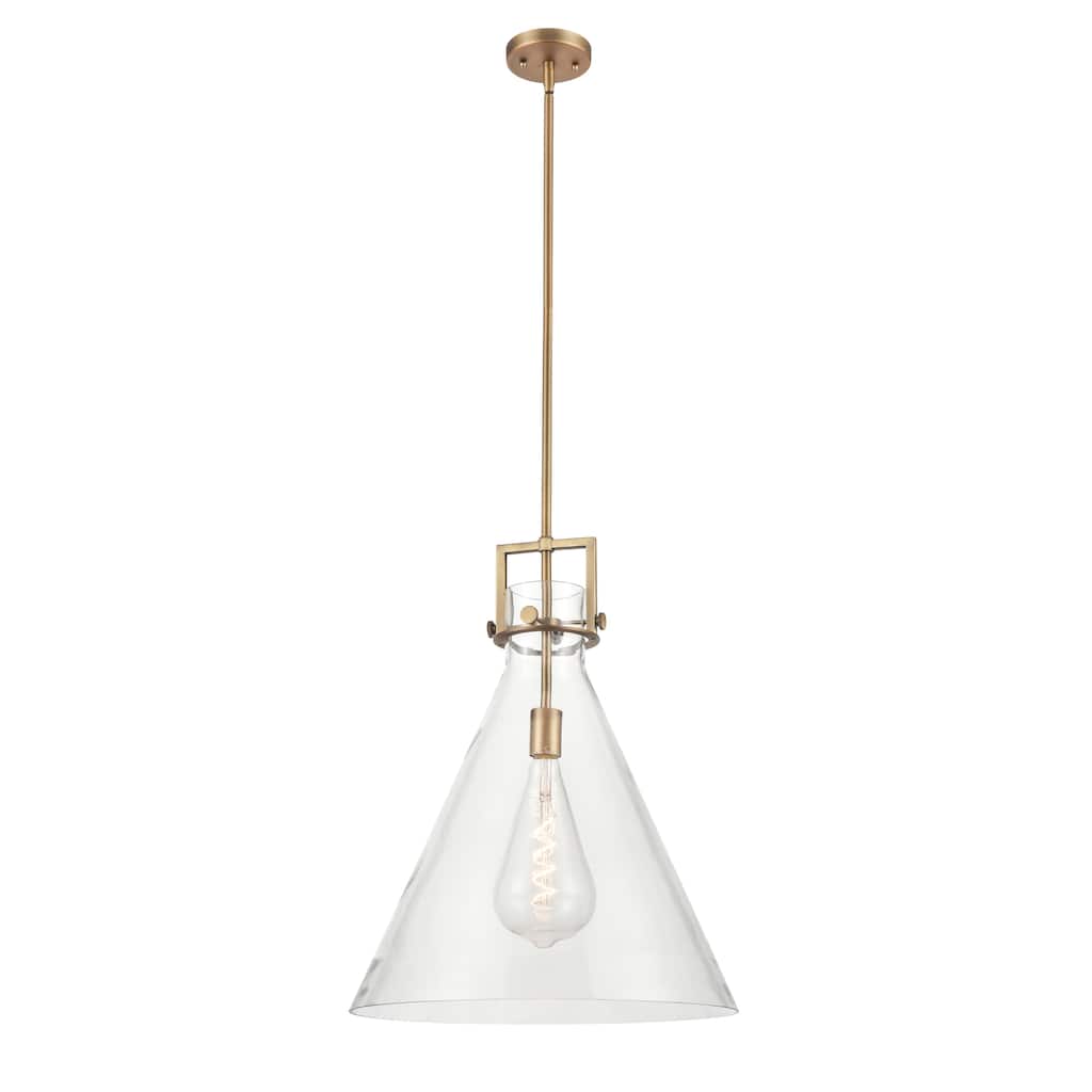 Innovations Lighting Newton Cone - 1 Light 18" Stem Hung Pendant