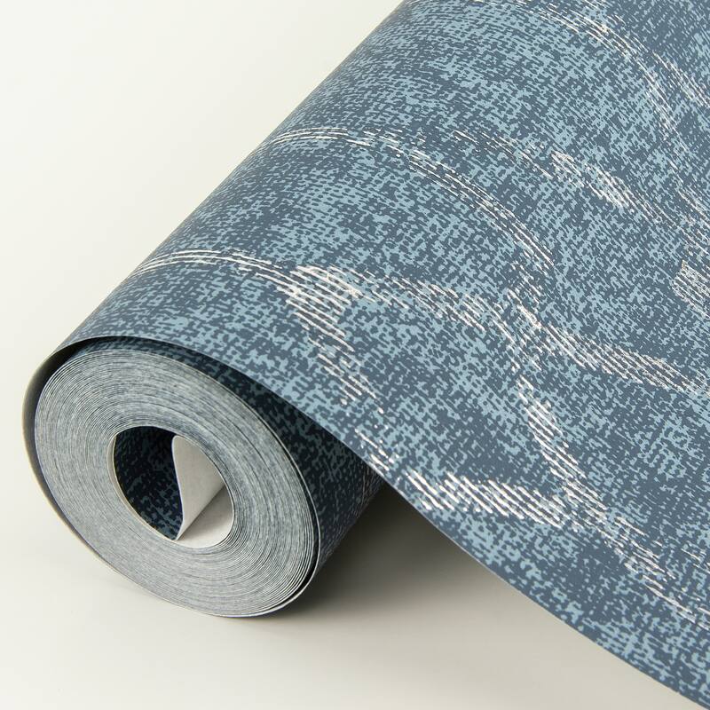 A-Street Prints Ziva Blue Trellis Wallpaper