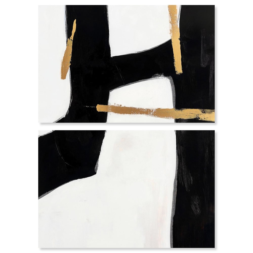 Urban Grid I Canvas Set of 2 by Art Remedy, Gallery Wrapped