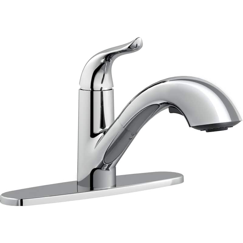 PROFLO PFXC6017 Poulsen 1.5 GPM Single Hole Kitchen Faucet - Polished Chrome