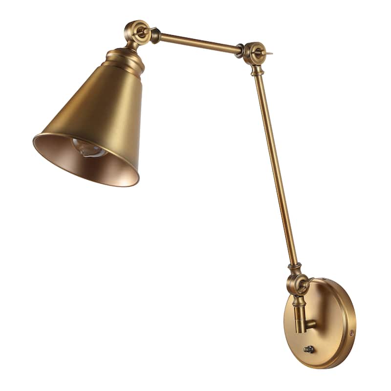 SAFAVIEH Lighting Kensley Wall Sconce - 5.9" x 21" x 19.5"