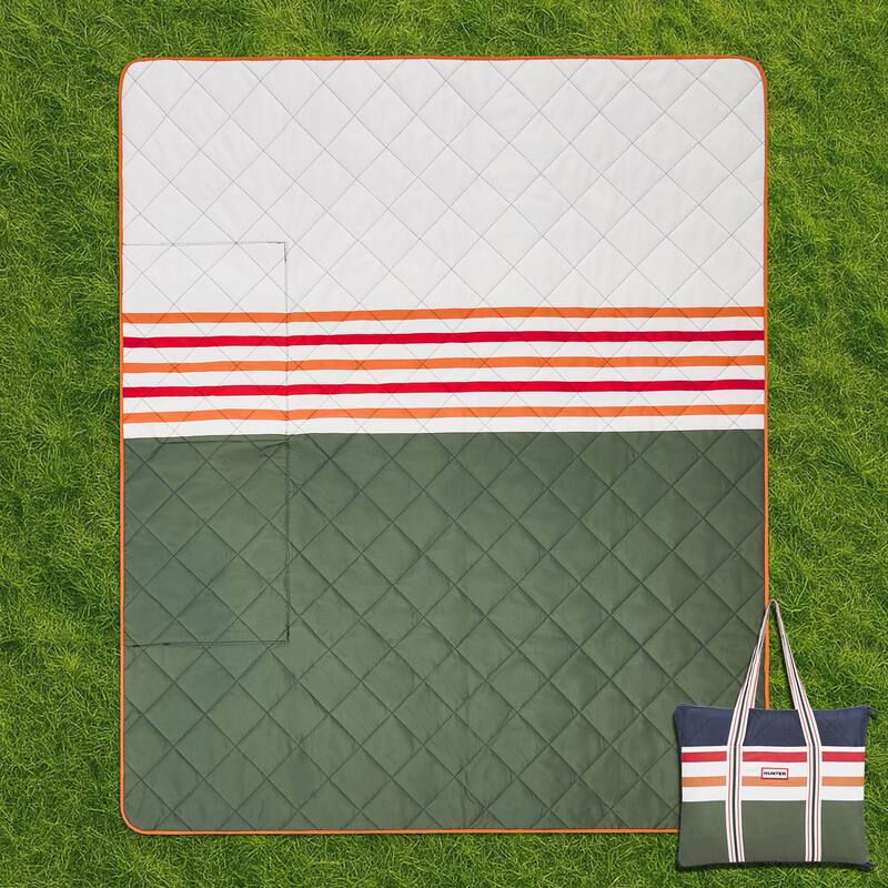 Hunter Outdoor Blanket Tote Bag - 60" x 72" - Green/White