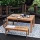 preview thumbnail 3 of 11, Cambridge Casual Paxton 3-piece Teak Patio Dining Set