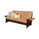preview thumbnail 42 of 65, Copper Grove Dixie Espresso Full-size Futon Set with Bonded Leather Innerspring Mattress