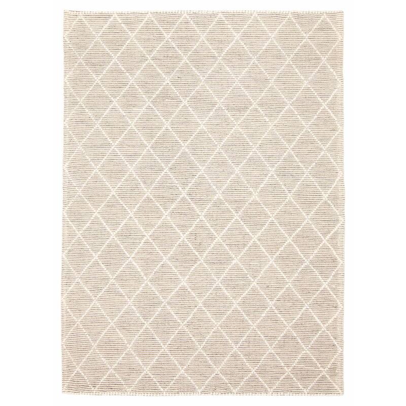 ECARPETGALLERY Braid weave Sienna Grey Wool Rug - 5'3 x 7'3 - Grey - 5'3 x 7'3