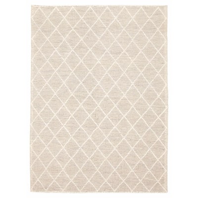 ECARPETGALLERY Braid weave Sienna Grey Wool Rug - 5'3 x 7'3