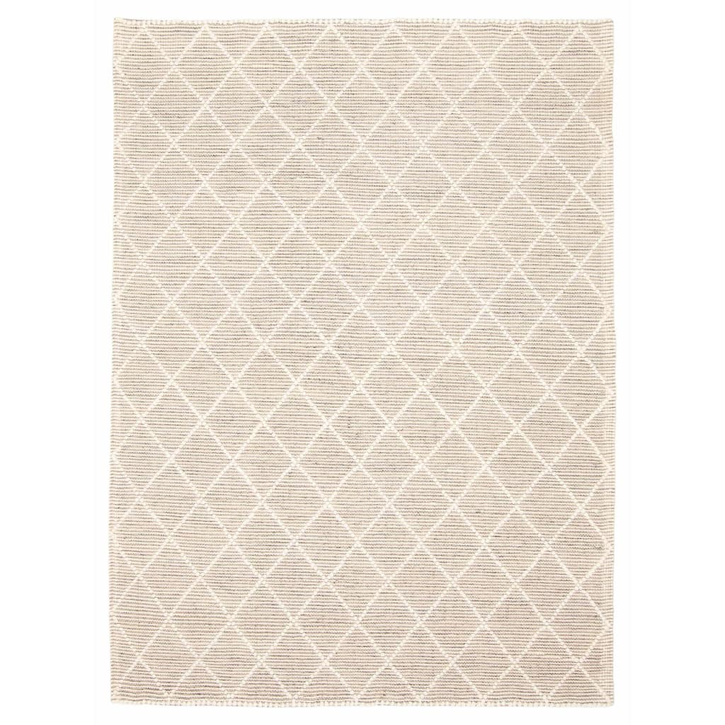ECARPETGALLERY Braid weave Sienna Grey Wool Rug - 5'3 x 7'3