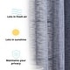 preview thumbnail 11 of 62, HLC.me Madison Faux Linen Textured Sheer Privacy Sun Light Filtering Window Grommet Thick Curtains Panels, Set of 2
