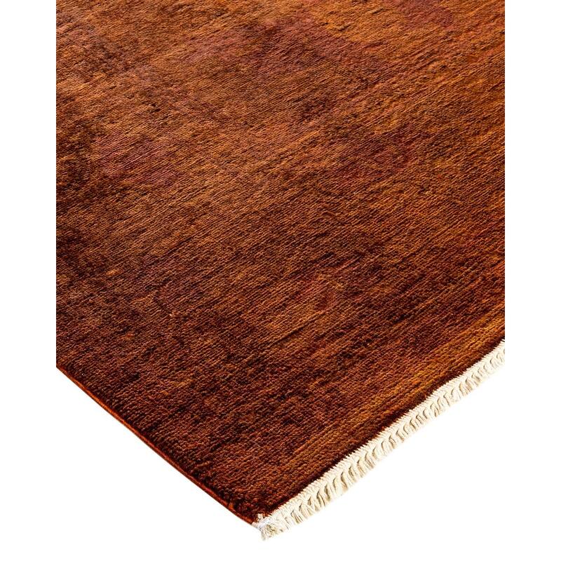 Vibrance, One-of-a-Kind Hand-Knotted Area Rug - Gold, 6' 2" x 9' 1" - 6' 2" x 9' 1"