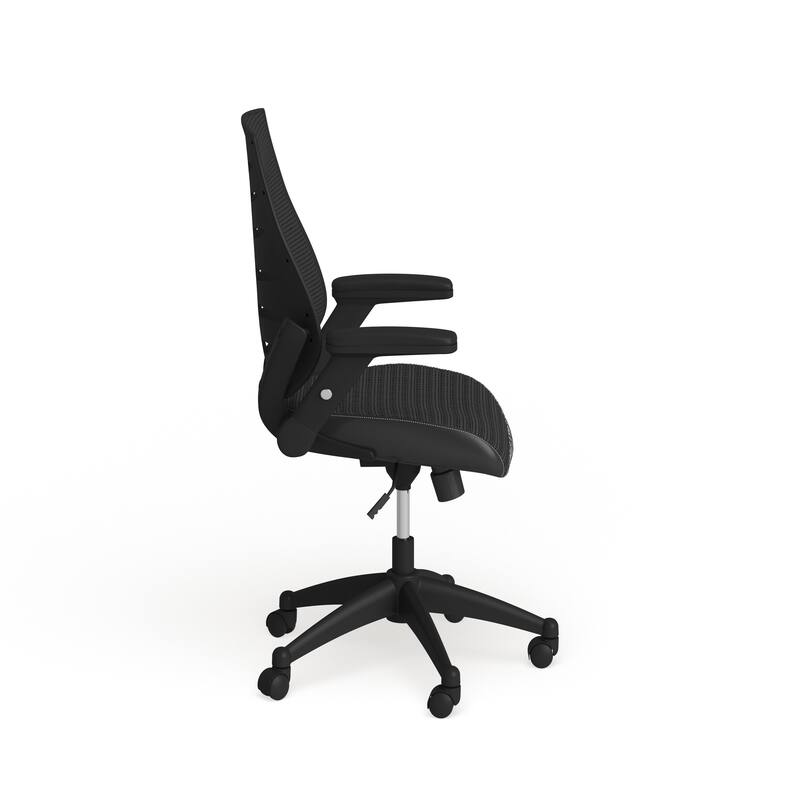 High Back Designer Mesh Swivel Executive Ergonomic Chair with Flip-Up Arms